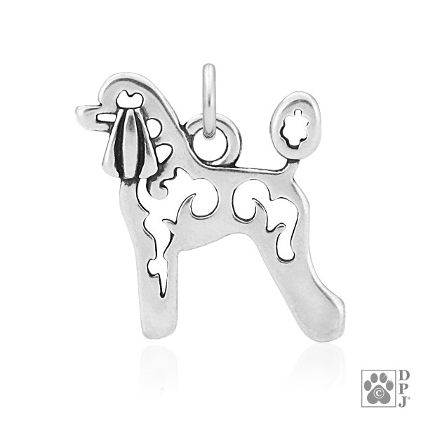 Poodle Lamb Trim - Anhänger 925er Sterlingsilber