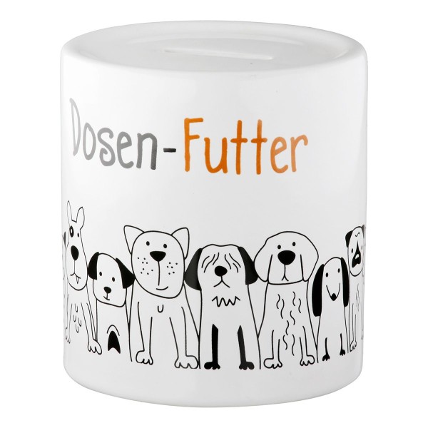Keramik Spardose "Dosenfutter"