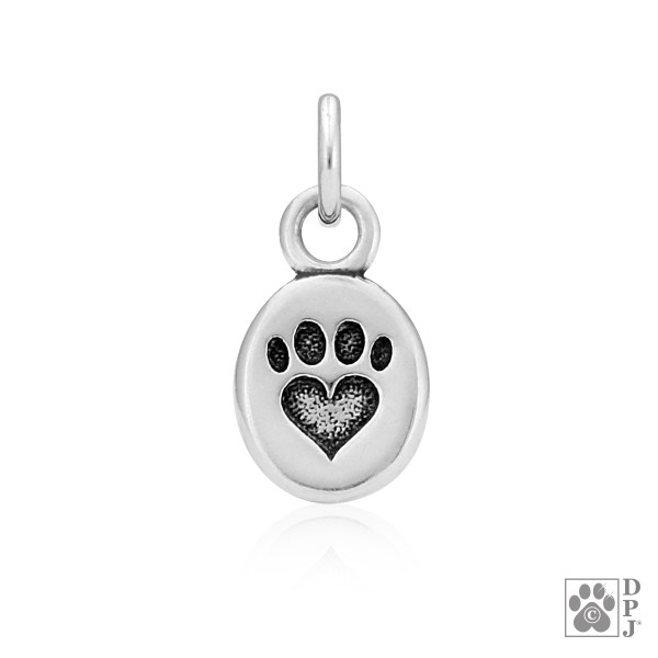We Love Paws 925er Sterlingsilber Anhänger
