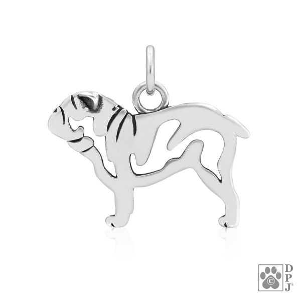 Bulldog - Anhänger 925er Sterlingsilber