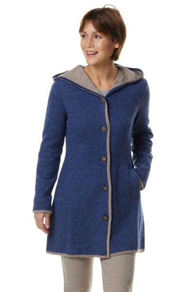 Alpaka Longjacke ALYSSA aus Alpaka und Wolle